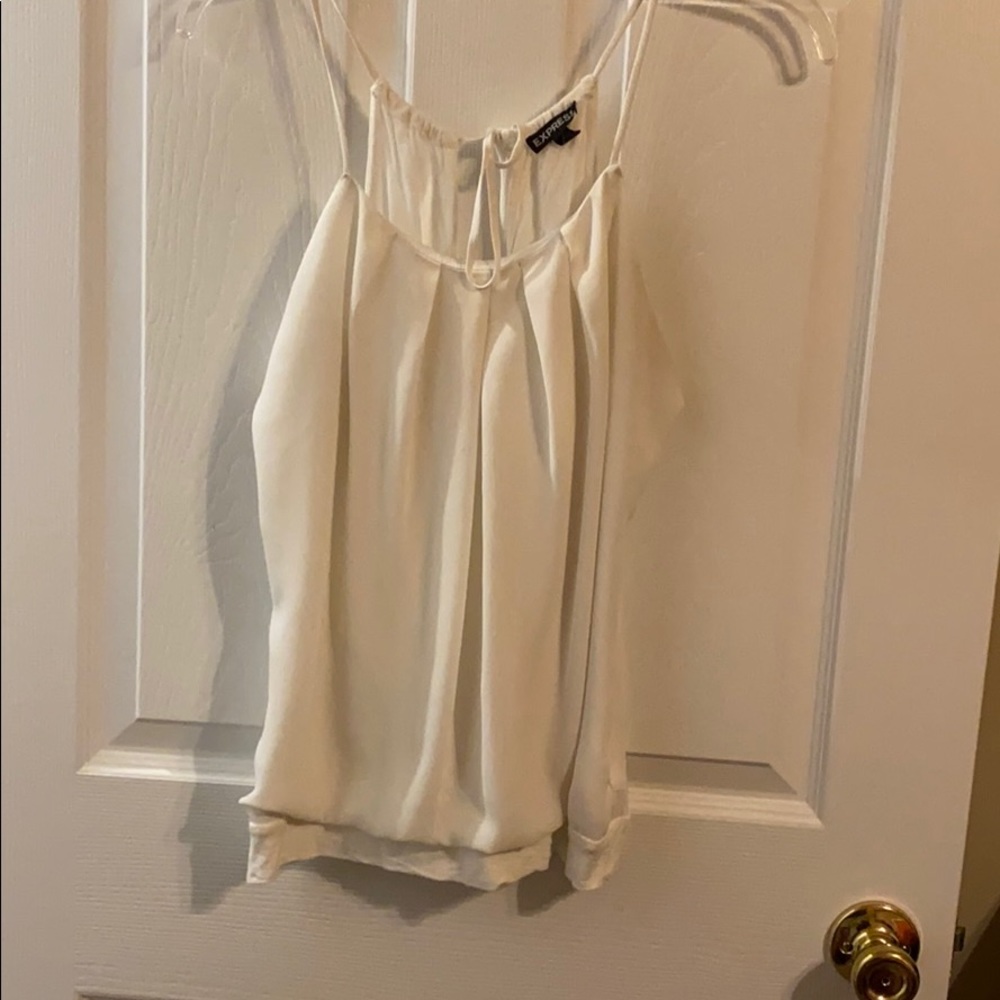 Express blouse with spaghetti straps, size medium